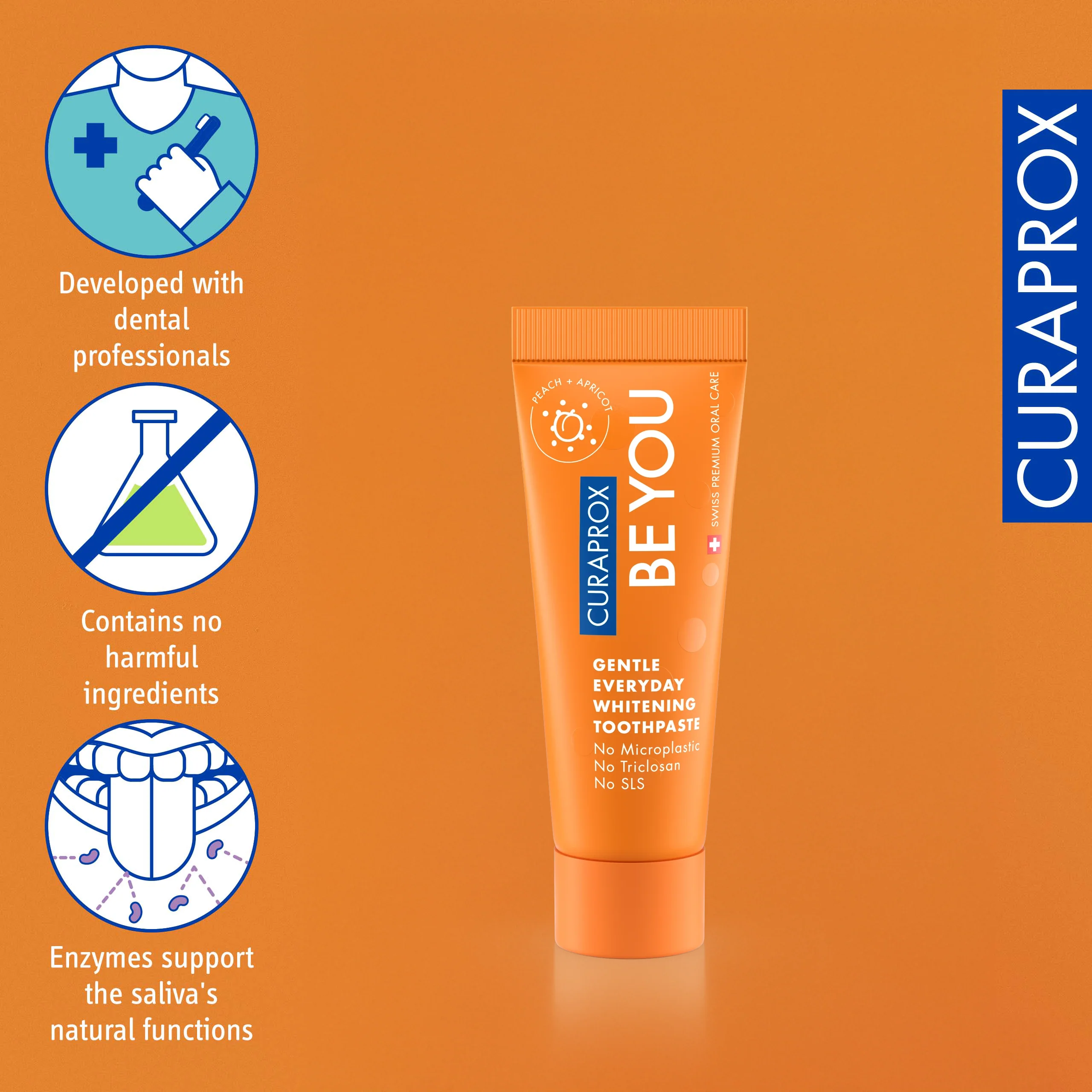 Be you, Peach Toothpaste, 10 ml, 3 pcs - Image 4