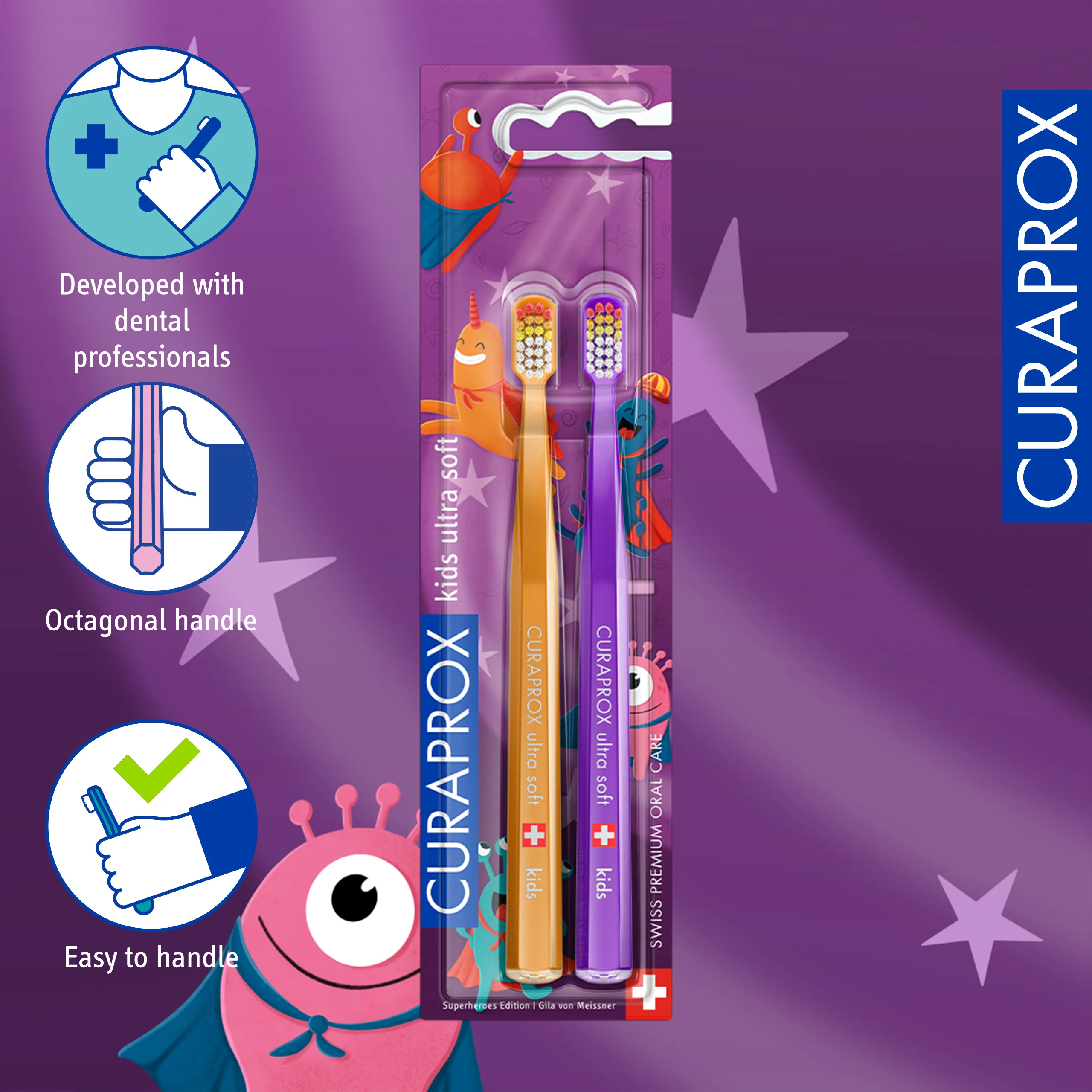Curaprox kids Superheroes Edition, 2 pcs - Image 4
