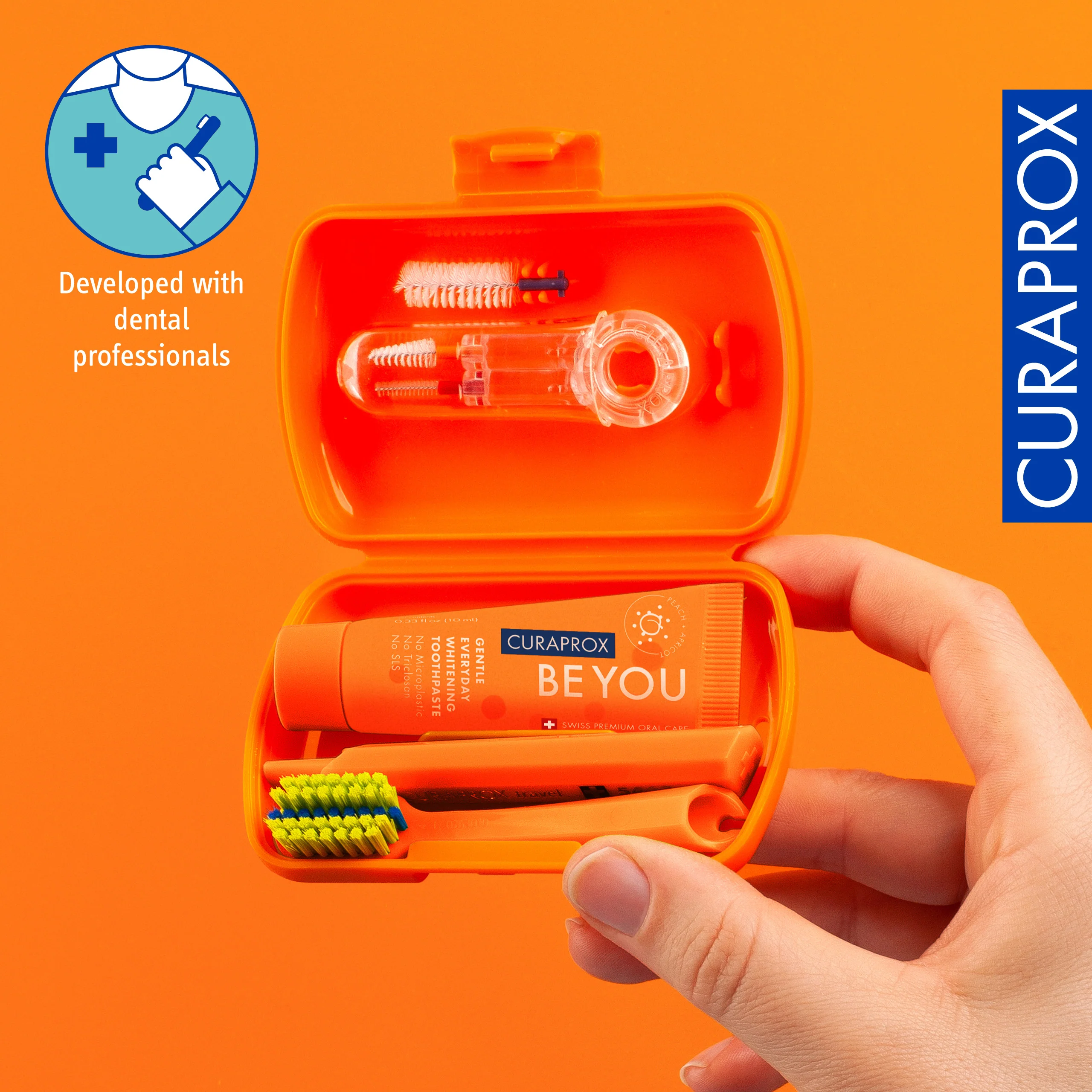Ortho Travel Set, Orange - Image 5