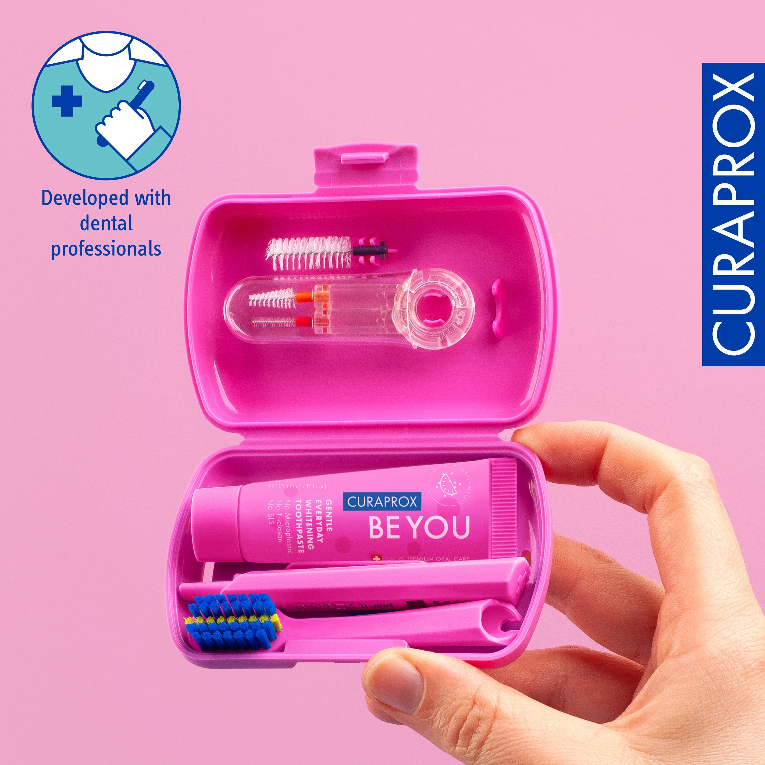 Ortho Travel Set, Pink - Image 5